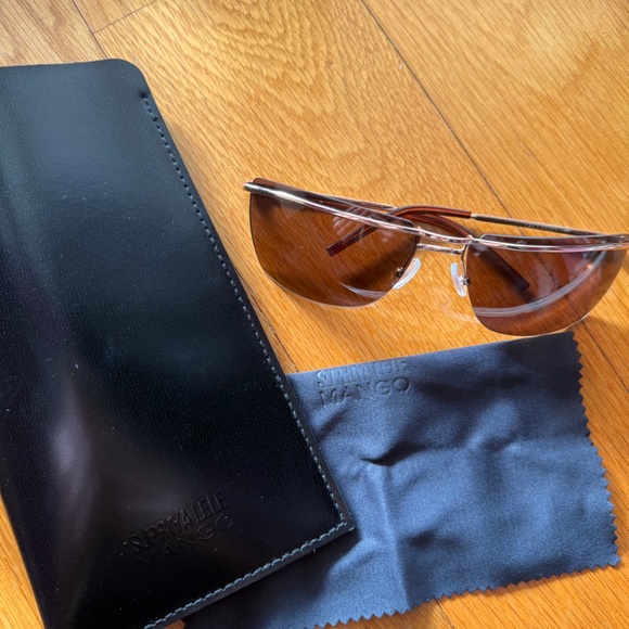 Y2K frameless cat eye sunglasses - Picture 3 of 3